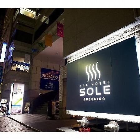 Spa Hotel Sole Susukino Sapporo Exteriör bild