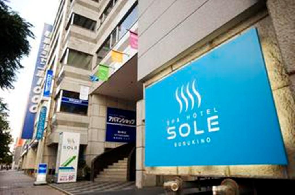 Spa Hotel Sole Susukino Sapporo Exteriör bild